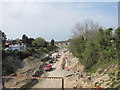 Combe Valley Way construction, Sidley