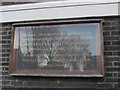 TQ3478 : Avondale Square: dedication plaque by Stephen Craven