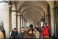 View along the arcade outside the Covent Garden Apple Store