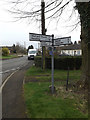 Roadsign on Cutlers Lane