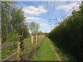 Footpath under power cables