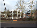 Three-storey car park under construction for National Grid, Warwick Technology Park