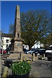 SD2187 : Obelisk in the square at Broughton in Furness by David Martin