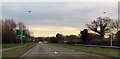 Approaching Davenham roundabout