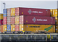 J3475 : Shipping containers, Belfast by Rossographer