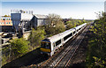 View from railway footbridge