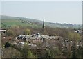 View to New Mills School at Hidebank