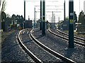 The approach to Toton Lane terminus