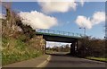 Railway bridge over A70