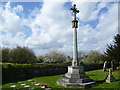 TQ8665 : The war memorial in the churchyard of St Mary's Church, Newington by Marathon