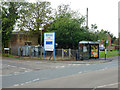 Substation and bus stop, Clewer Green