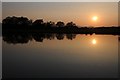 SO8843 : Sunset reflected in Croome River by Philip Halling