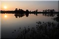 SO8843 : Croome River at sunset by Philip Halling