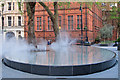 TQ2880 : Water vapour on Silence by Tadao Ando, Mayfair by Free Man