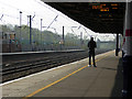 Waiting for the train at Hitchin