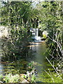 Overflow weir on the River Oughton