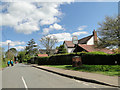 TL7455 : Strolling down Cemetery Road, Wickhambrook by Adrian S Pye