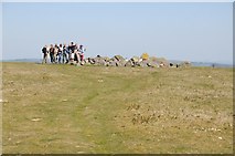 SO2556 : A group of walkers on Hergest Ridge by Philip Halling