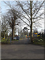TM3864 : Entrance to Kelsale C.E.V.C. Primary School by Geographer