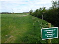 TF8615 : Field with stewardship margin near Dunham Farm by Richard Humphrey