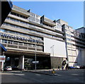 Fairfax Street passes under the Britannia Hotel in Coventry city centre