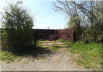 TM2971 : Entrance off the B1117 Vicarage Road by Geographer
