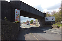 SE2832 : Railway Bridge with ghost sign, Gelderd Road by Mark Anderson