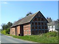 Brick infill timber framed barn, Upper Wallhills