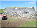 Big old barn above Penisarcwm farm, Cwm Nantcol