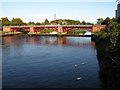 Pipe Bridge and Tidal Weir, River Clyde