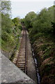 Heart of Wales Line north to Llandybie station