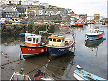 SX0144 : Fishing boats in Mevagissey inner harbour by Gareth James