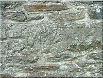 SN5751 : Inscription, St Sulien's Church, Silian by N Scott