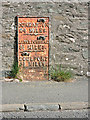 Milepost at Cow and Calf