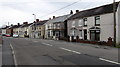 Houses on the west side of the A483, Bonllwyn