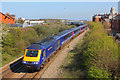 High Speed Train near Barry Docks