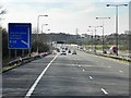 SD5304 : Southbound M6 at Junction 26 (for the M58) by David Dixon