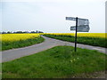 TR2654 : Crossroads near Chillenden Windmill by Marathon