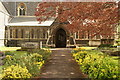 View of the entrance to Hertford St. Andrew church from St. Andrew Street