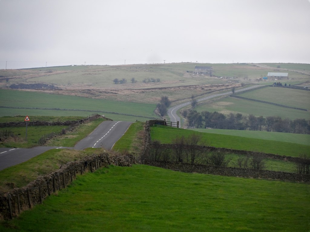 Moorland road © Bikeboy Geograph Britain and Ireland