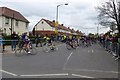 Main Peloton leave Osbaldwick Lane