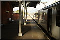 View along the platform at Hertford East station