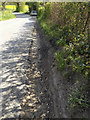 TM3570 : Pothole on Holme's Hill by Geographer