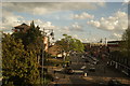 View down Theobalds Grove High Street from the Lea Valley Line