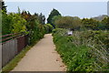 Path on dismantled railway at Wroxall