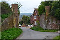 Dismantled railway bridge near former Whitwell Station