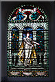 SJ9724 : St Mary's Church, Ingestre - stained glass window by Mike Searle