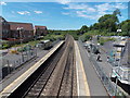 West through Llanharan railway station