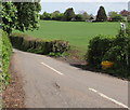 Ungated field entrance from Wellsbrook Lane Peterstow