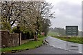 A wet B822 at the entrance to Boquhan